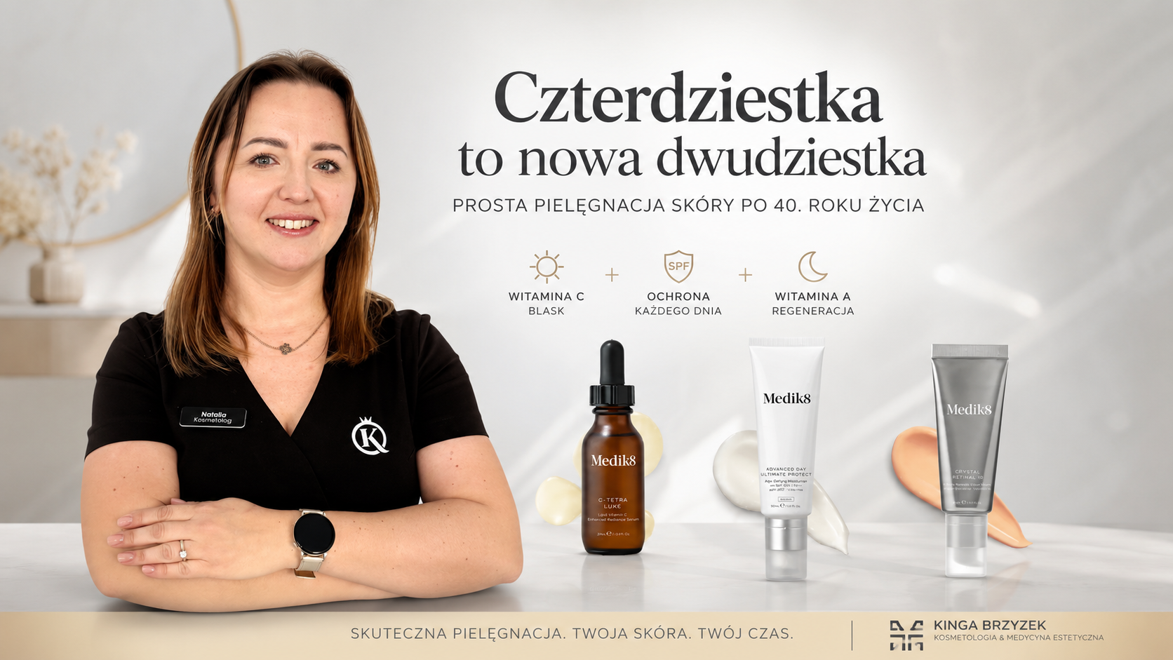 Jak pielęgnować skórę po 40. roku życia? Prosta rutyna dla cery dojrzałej