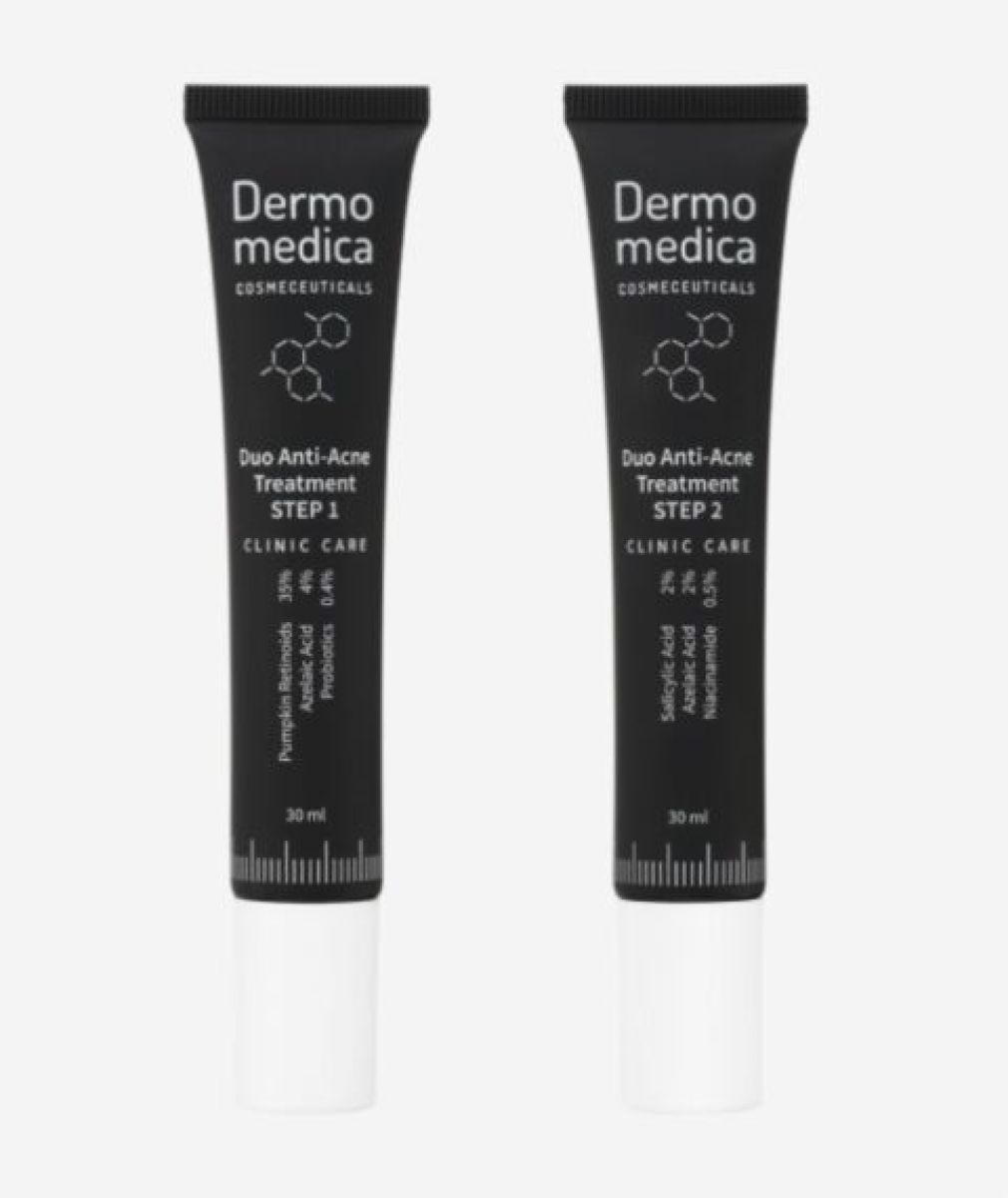 Dermomedica Duo Anti-Acne Treatment Dwuetapowa kuracja przeciwtrądzikowa 30ml x2